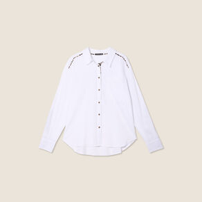 chemise manches longues ecru femme Chemise manches longues ecru femme