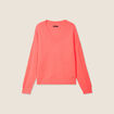 Pull manches longues rose vif femme