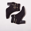 Bottines à talons noir femme