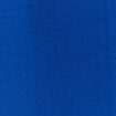 Veste droite fluide bleu electrique femme