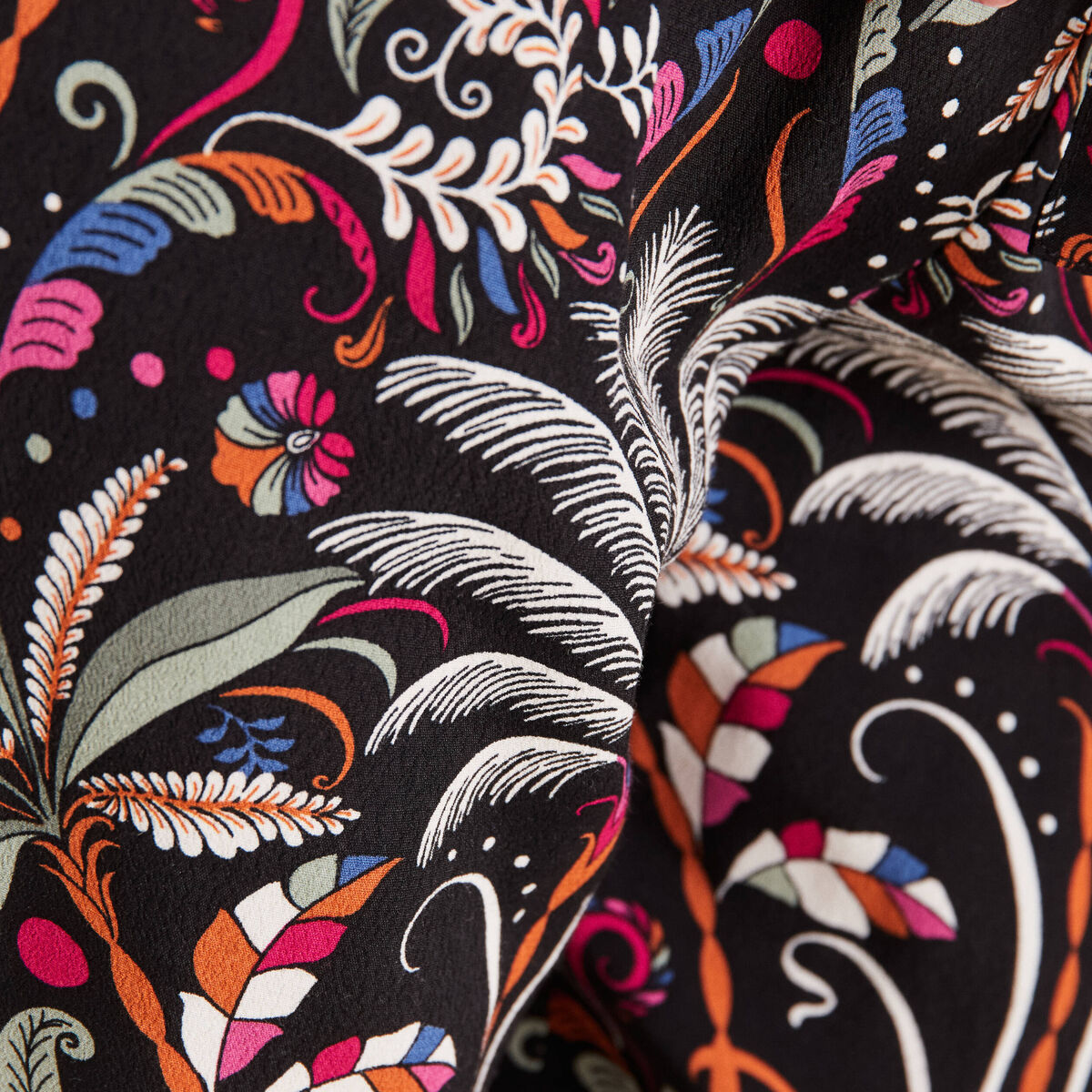 Pantalon flou noir femme