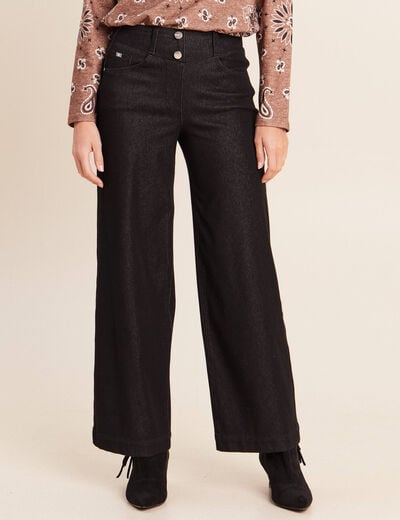 Jean denim noir femme