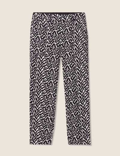 Pantalon urbain 7/8ème noir femme