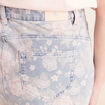 Jupe droite en jean taille standard rose femme