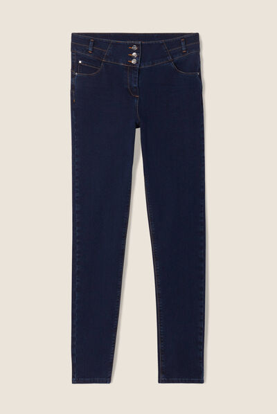 Jeans galbant et confortable denim stone femme