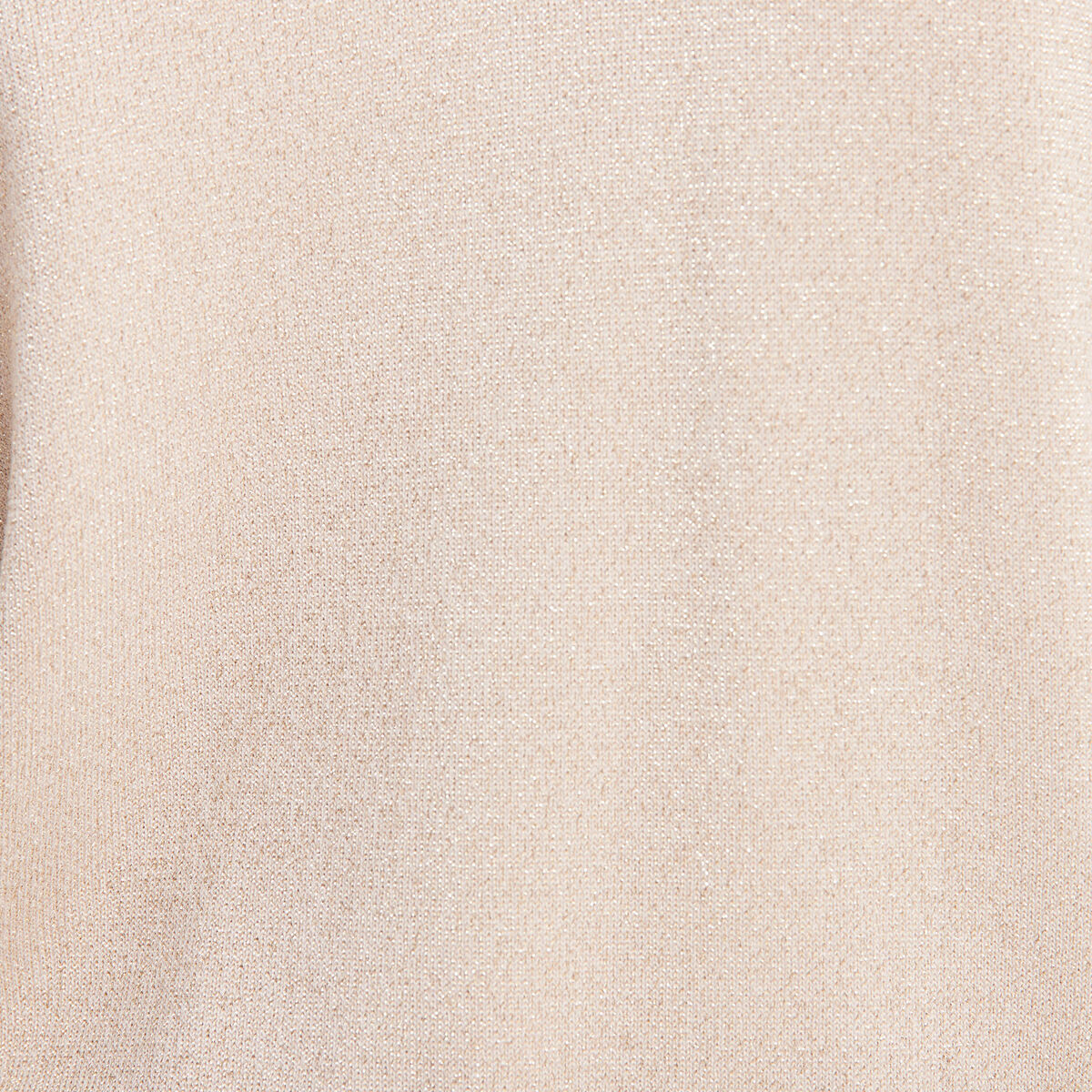 Pull manches longues couleur or femme