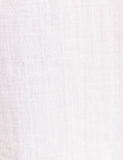 Chemise ample manches 3/4 col chemise blanc femme