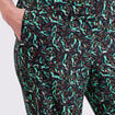 Pantalon flou vert pastel femme