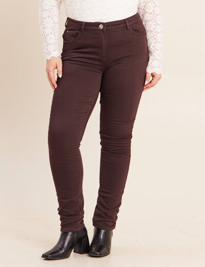 Pantalon magique Le Chaud marron fonc&eacute; femme