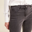 jean bootcut taille standard denim gris femme