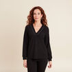 T-shirt manches longues noir femme