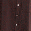 Chemise manches longues marron femme