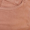 Pantalon léger taille standard 7/8ème marron femme