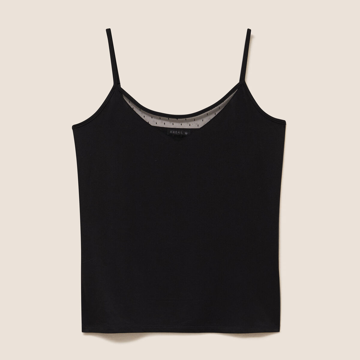 D&eacute;bardeur ajust&eacute; col v noir femme