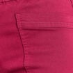 Pantalon coupe mom 7/8&egrave;me rouge fonc&eacute; femme