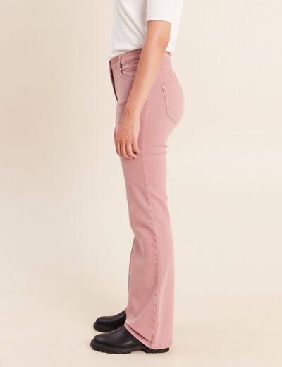 Jean magique L'Unique coupe bootcut rose femme