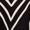 Pull col v noir femme