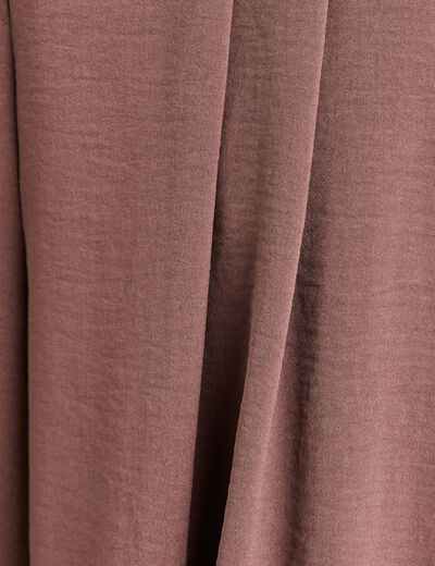 Jupe culotte marron femme