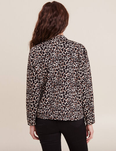 Veste droite matelassée noir femme