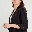 Veste esprit blazer droite noir femme