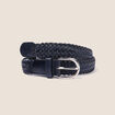 Mocassins montants vernis noir femme