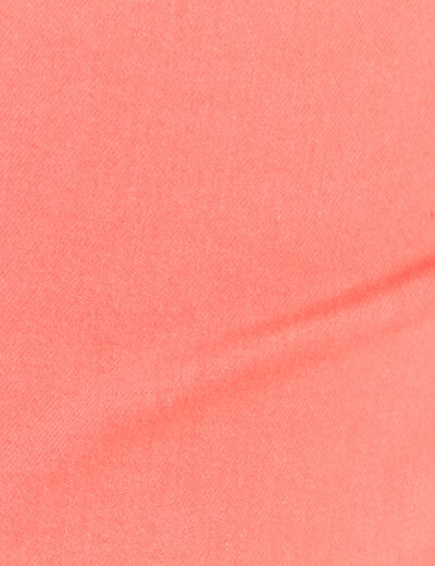 Pantalon coupe mom 7/8&egrave;me rouge corail femme