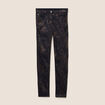 Pantalon magique L'Unique coupe ajust&eacute;e denim brut femme