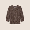 Blouse manches 3/4 noir femme