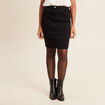 Jupe ajustée noir femme
