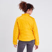 Doudoune droite jaune or femme