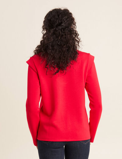 T-shirt manches longues rose cerise femme
