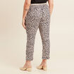 Pantalon à ceinture sable femme