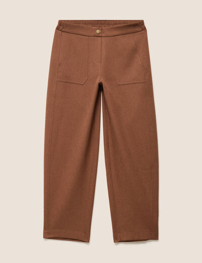 Pantalon camel femme