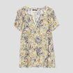 Blouse manches courtes vert femme