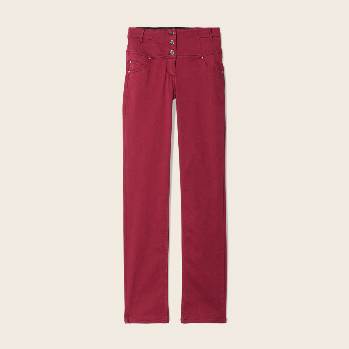Pantalon magique Le gainant rouge foncé femme