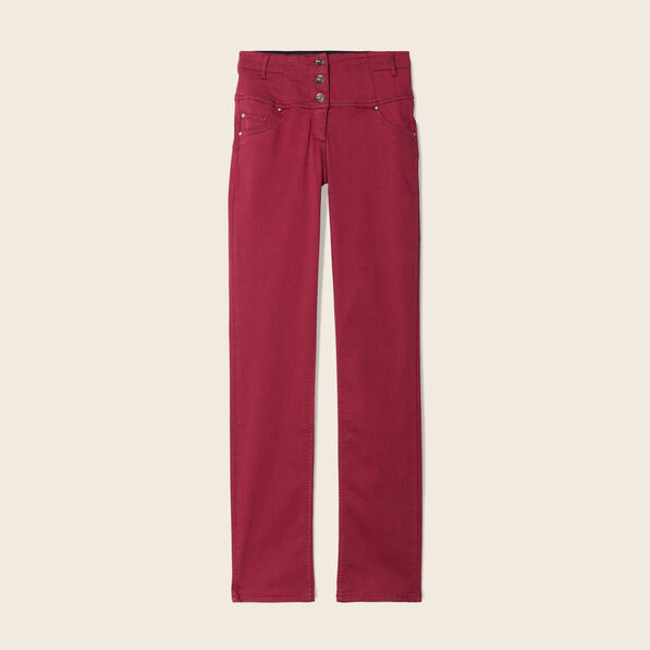 Pantalon magique Le gainant rouge foncé femme