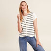 Gilet sans manches blanc femme