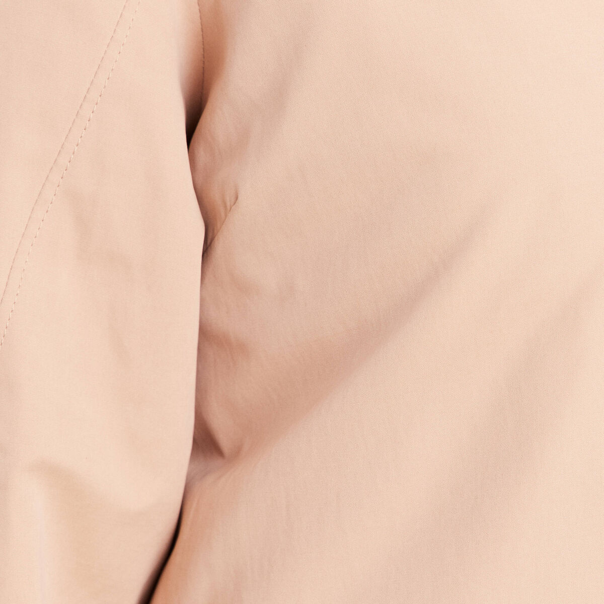 Trench doubl&eacute; satin&eacute; beige femme