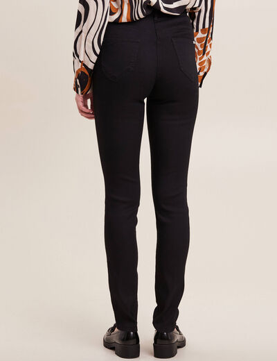 Pantalon léger taille standard long noir femme