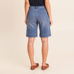 Bermuda en denim denim stone femme