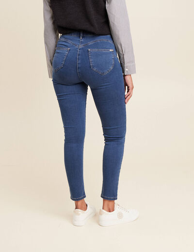Jean magique Le L&eacute;ger coupe ajust&eacute;e denim double stone femme