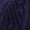 Veste tailleur velours bleu marine femme