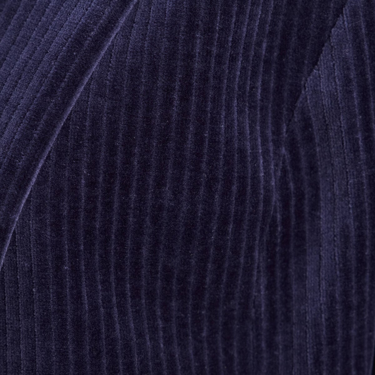 Veste tailleur velours bleu marine femme