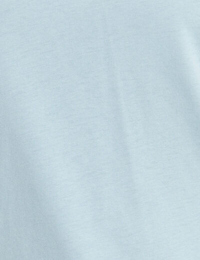 T-shirt manches courtes bleu gris femme