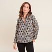 Chemise manches longues blanc femme