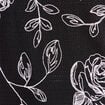 T-shirt col v manches courtes noir femme