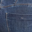 Jean coupe ajust&eacute;e long denim brut femme