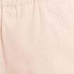 Pantalon large taille haute ivoire femme