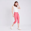 Pantacourt ajust&eacute; vieux rose femme
