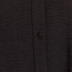 Robe courte évasée col chemise noir femme
